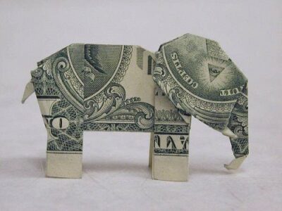 Foto: Origami-Elefant