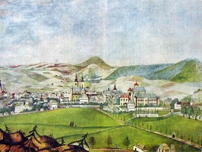 Bild: Trübauer Stadtansicht 1840