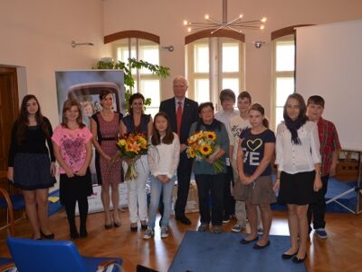 Foto: Verleihung Deutschlehrerpreis 2014/2015 in Leitmeritz - Bild: LE/tra