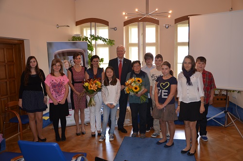 Foto: Verleihung Deutschlehrerpreis 2014/2015 in Leitmeritz - Bild: LE/tra