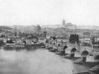 Foto: Karlsbrücke und Prager Burg 1856