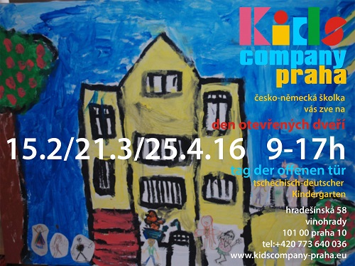 Einladung: Tage der offenen Tür im Kindergarten "Kids Company Praha"