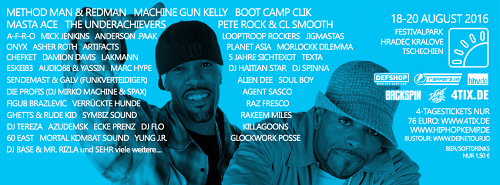 Flyer: Hip Hop Kemp 2016