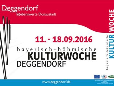 Plakat: Bayerisch-Böhmische Kulturwoche Deggendorf
