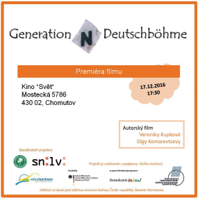 Einladung: Premiere "Generation N: Deutschböhme"