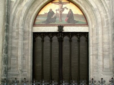 Foto: Thesentür in Wittenberg - Bild: Commons/Wang7