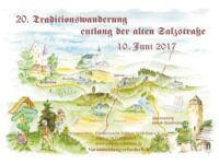 Plakat zur Wanderung - Bild: Förderverein Schloss Schlettau