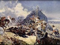 Gemälde: Schlacht am Berge Vítkov, Adolf Liebscher