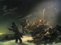 Gemälde: "Nie zurück!" von Julius Payer, 1892