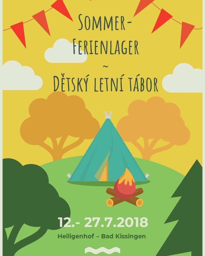 Illustration: Ferienlagereinladung