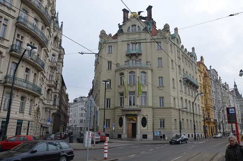 Foto: Goethe-Institut Prag Eingang - Bild: LE/tra