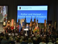 Foto: Eröffnungsrede Steffen Hörtler zum Sudetendeutschen Tag 2018 - Bild: LE/tra