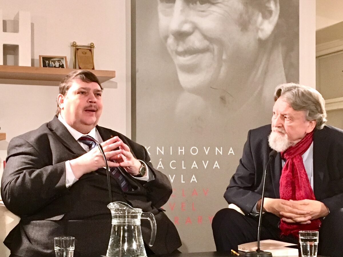 Bernd Posselt im Gespräch mit Milan Horáček / Foto: Peggy Lohse