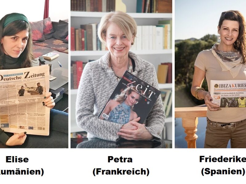 Die drei Kandidatinnen, Foto: IMH