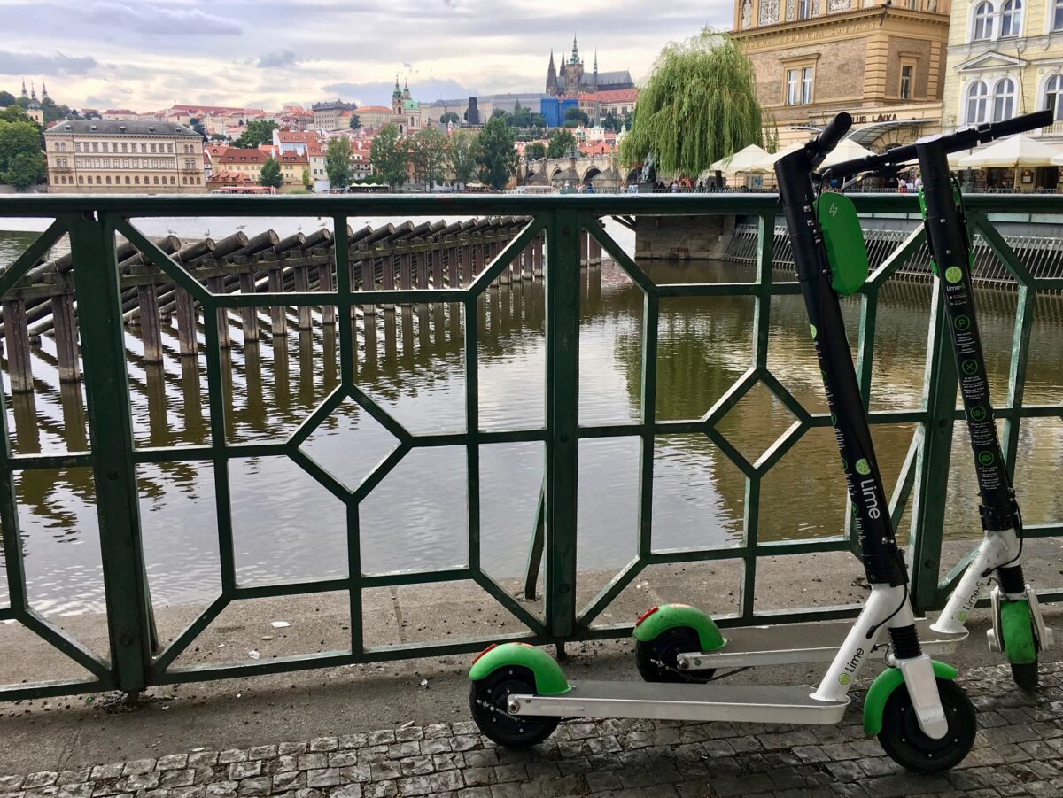 E-Scooter in Prag - Foto: Friederike Aschhoff