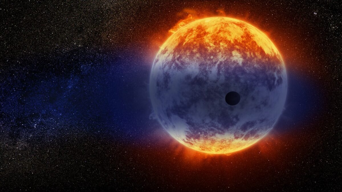 Ein Exoplanet umkreist eine Sonne - Illustration: ESA/Hubble, CC BY 4.0 ( https://creativecommons.org/licenses/by/4.0/legalcode )