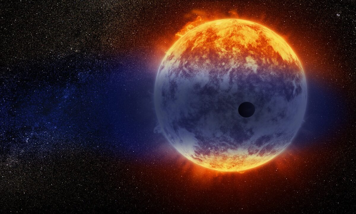 Ein Exoplanet umkreist eine Sonne - Illustration: ESA/Hubble, CC BY 4.0 ( https://creativecommons.org/licenses/by/4.0/legalcode )