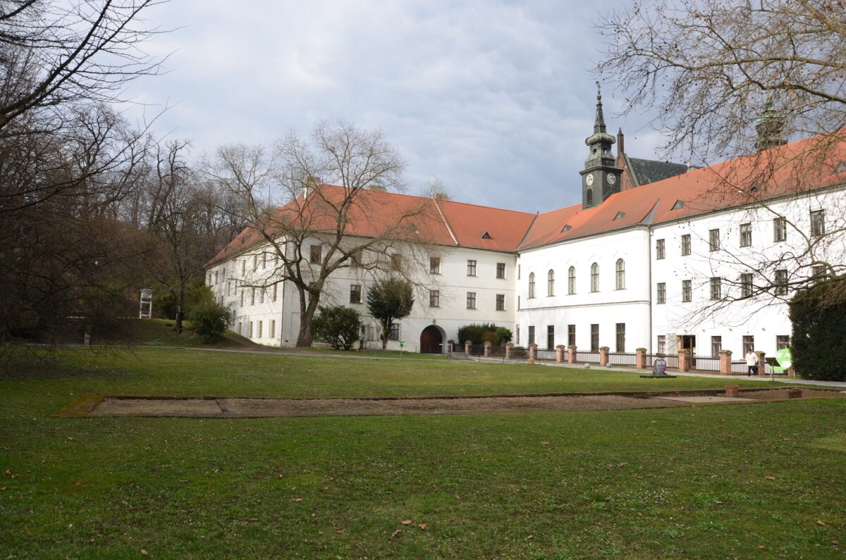 Zum Kloster und Mendel-Museum gehört noch heute ein Erbsenbeet - Foto: Tomáš Randýsek