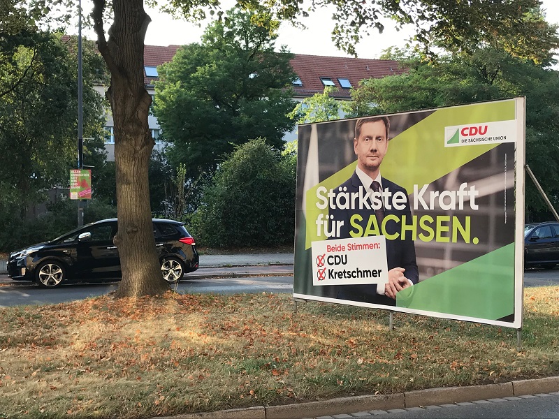 Die CDU mit Ministerpräsident Michael Kretzschmer hat viel zu verlieren, Foto: Steffen Neumann