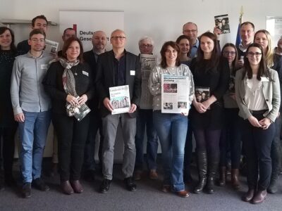 Vertreter von 17 deutschsprachigen Auslandsmedien trafen sich Ende November zu einer Tagung in Berlin, Foto: Deutsche Gesellschaft