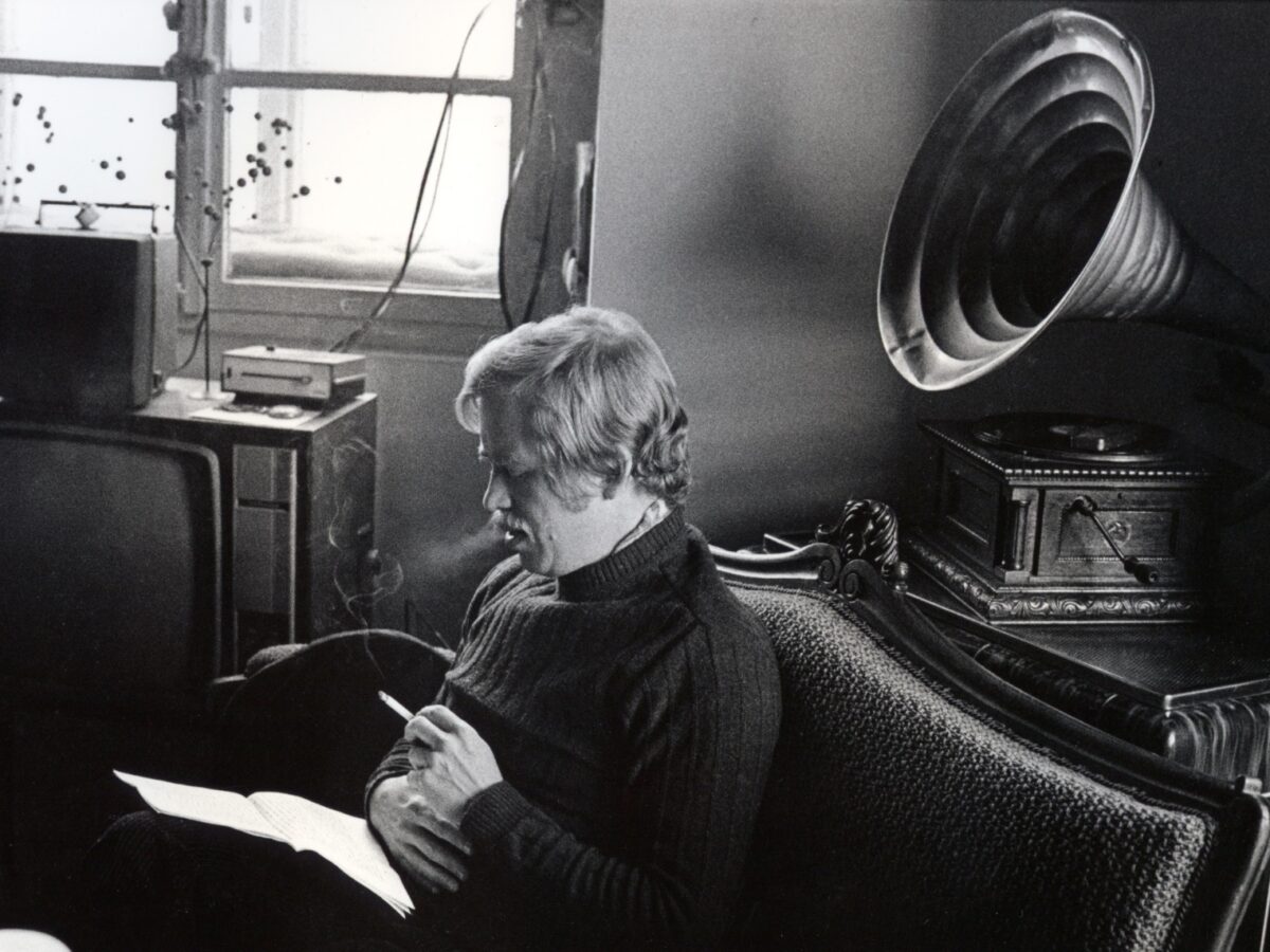 Václav Havel korrigiert seinen Brief an Gustáv Husák - Foto: Oldřich Škácha / Knihovna Václava Havla