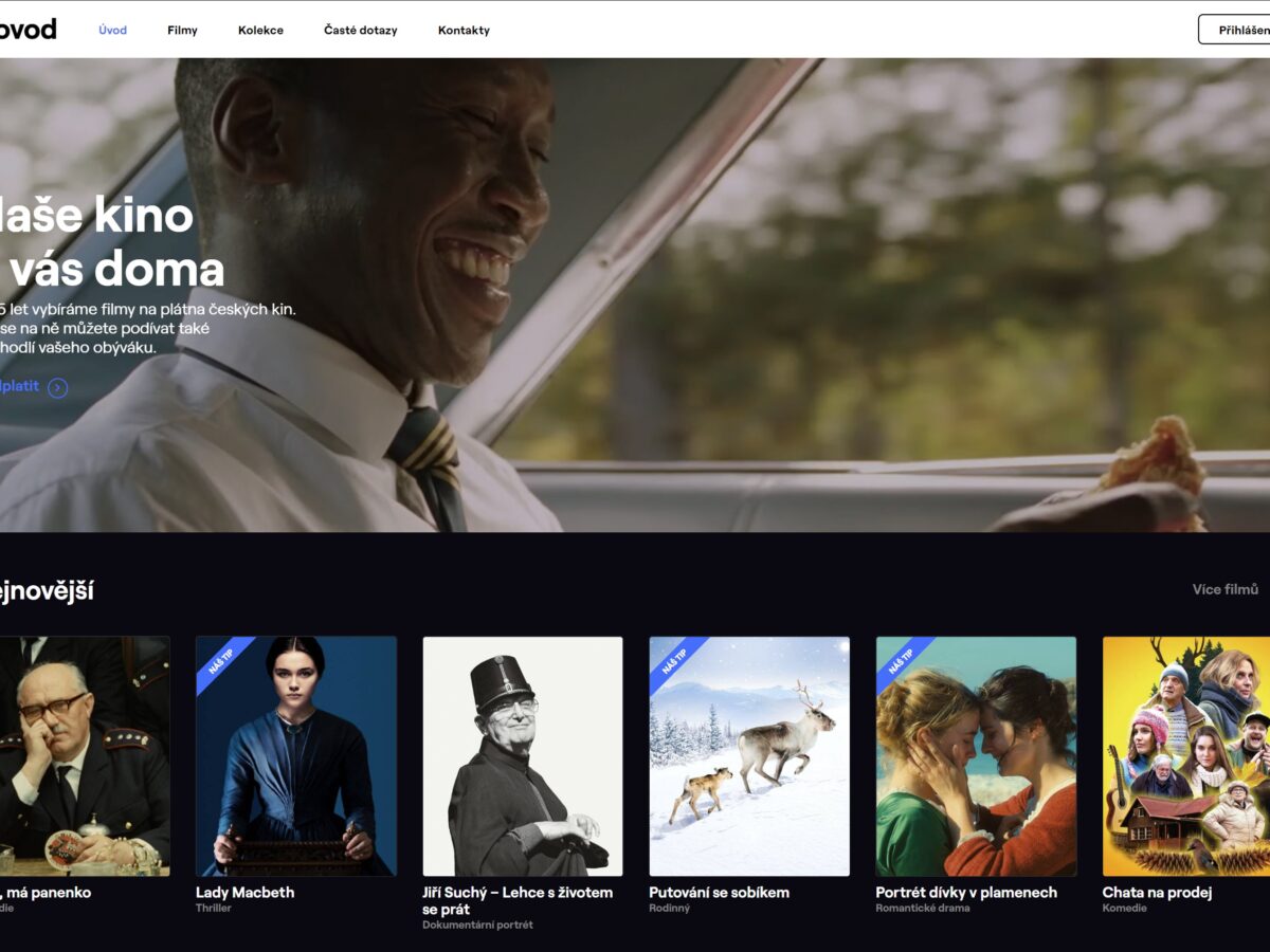 Aerovod bietet über 300 internationale und tschechische Filmproduktionen zum Streamen an - Foto: Aerovod