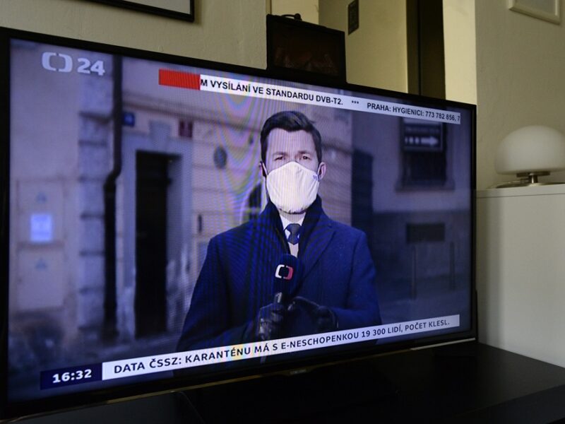 Auch ČT24, der Nachrichtensender von Česká televize, hat Marktanteile gewonnen. Foto: ČTK/Šulová Kateřina