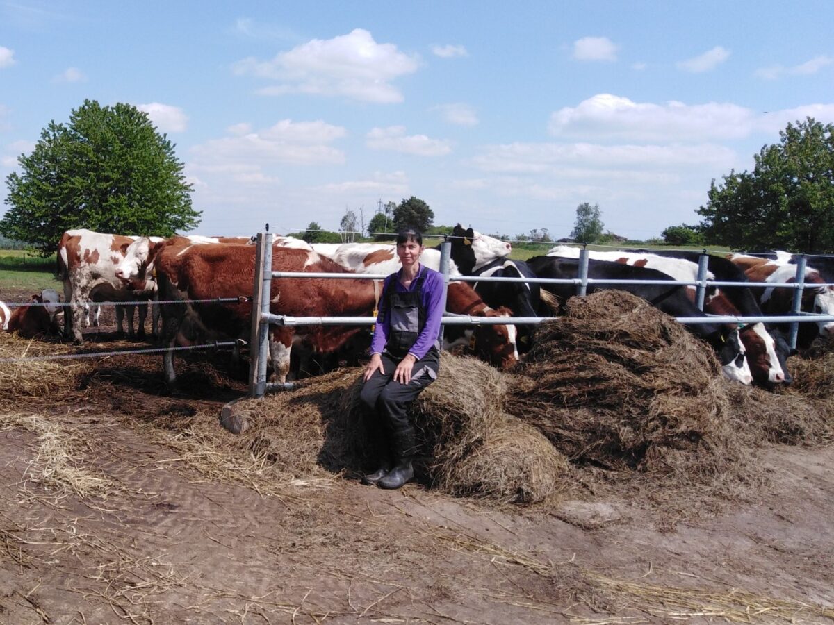 Die Bäuerin Lenka Lepší ist auch Vorsitzende des Böhmerwaldvereins - Foto: privat