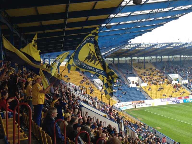 Stimmung im Stadion von FK Teplitz - Foto: Steffen Neumann