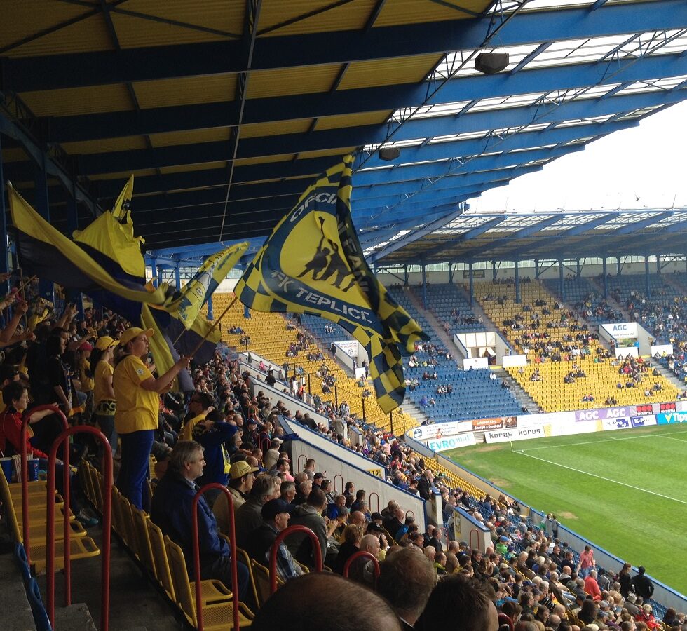 Stimmung im Stadion von FK Teplitz - Foto: Steffen Neumann
