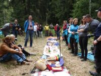 Grenzpicknick im Elbsandsteingebirge. Die Öffnung der Grenze wird am 15. Juni Wirklichkeit Foto: Steffen Neumann