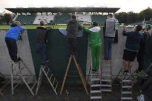 Bohemians-Fans unterstützten ihre Lieblinge auch in Corona-Zeiten lautstark, Foto ČTK/Deml Ondřej