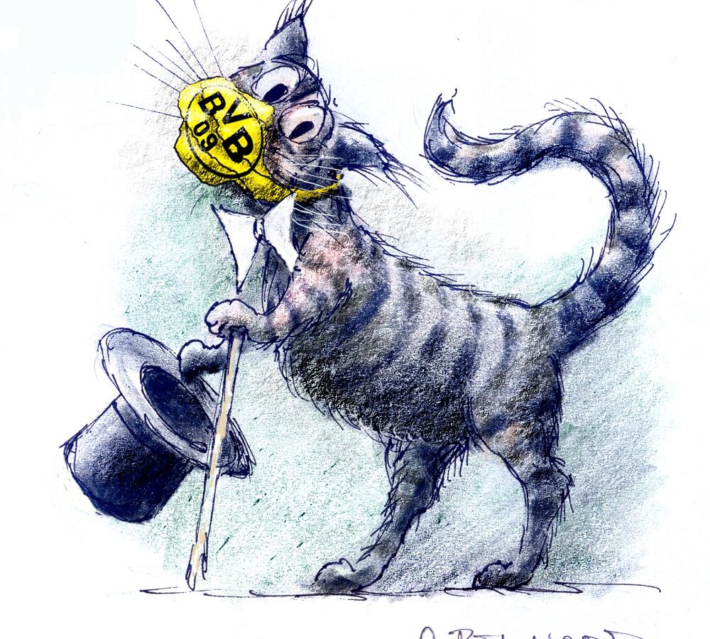 Schmidts Kater Lojzl, Zeichung: Jiří Bernard