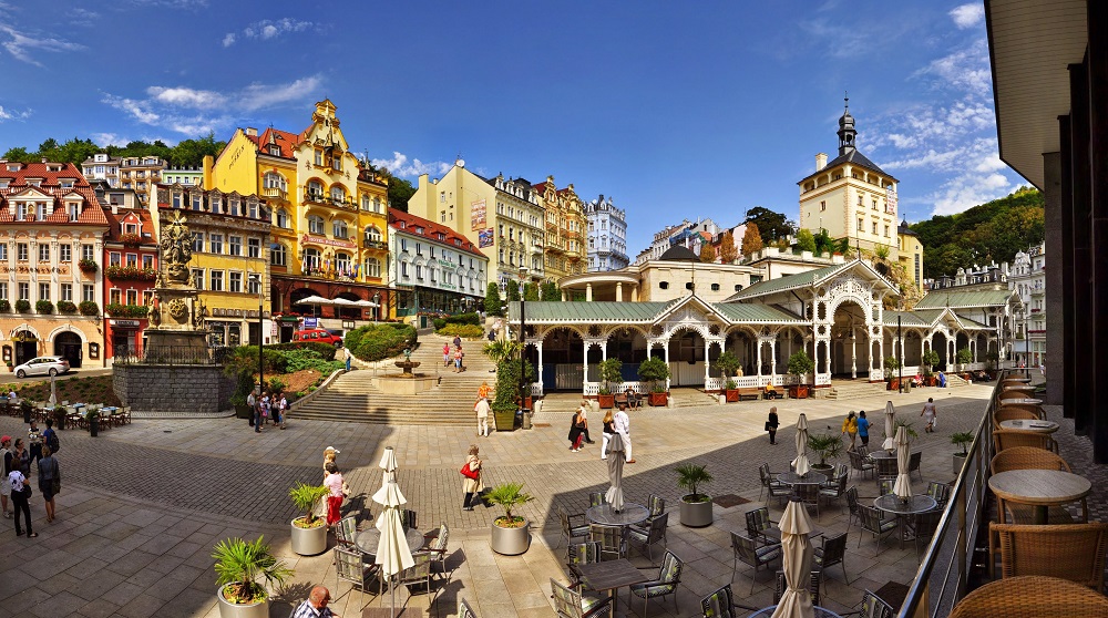 Die Marktkolonnade in Karlsbad (Karlovy Vary). Foto: Živý kraj