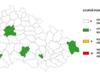 Am Montag präsentierte das tschechische Gesundheitsministerium eine Karte, in der die einzelnen Kreise nach dem Risiko einer Ansteckung mit dem Coronavirus bewertet werden. Foto: Ministerstvo Zdravotnictví České Republiky
