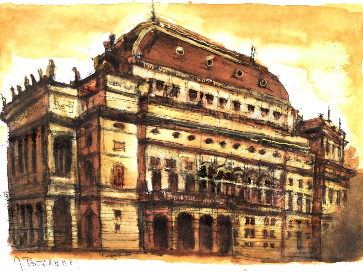 Das LandesEcho 8/2020. Illustration: Jiří Bernard