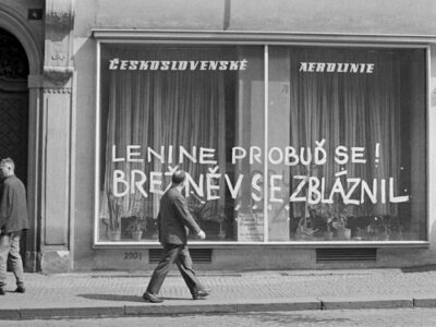 „Lenin, steh auf, Breschnew ist verrückt geworden.“ Foto: ČTK/unbekannt
