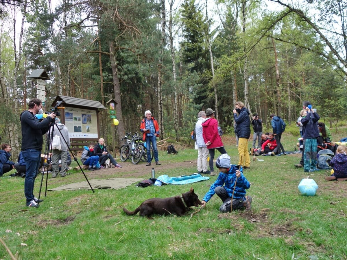 An der Grenze bei Eiland (Ostrov) entstand ein deutsch-tschechischer Picknickplatz, Foto: www.lubiger-weltsichten.de