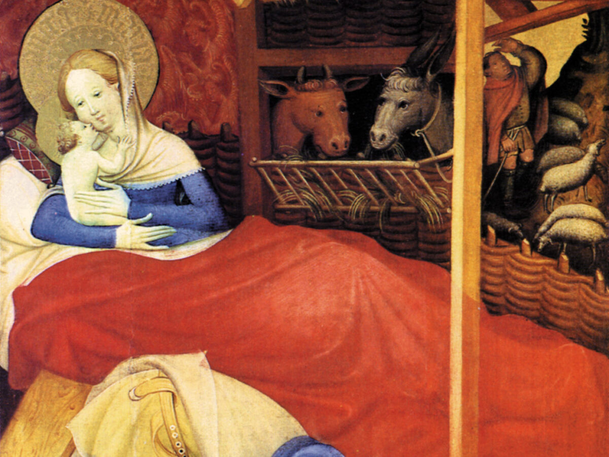 Conrad von Soest: Die Geburt Christi, 1404. Foto: Creative Commons CC0