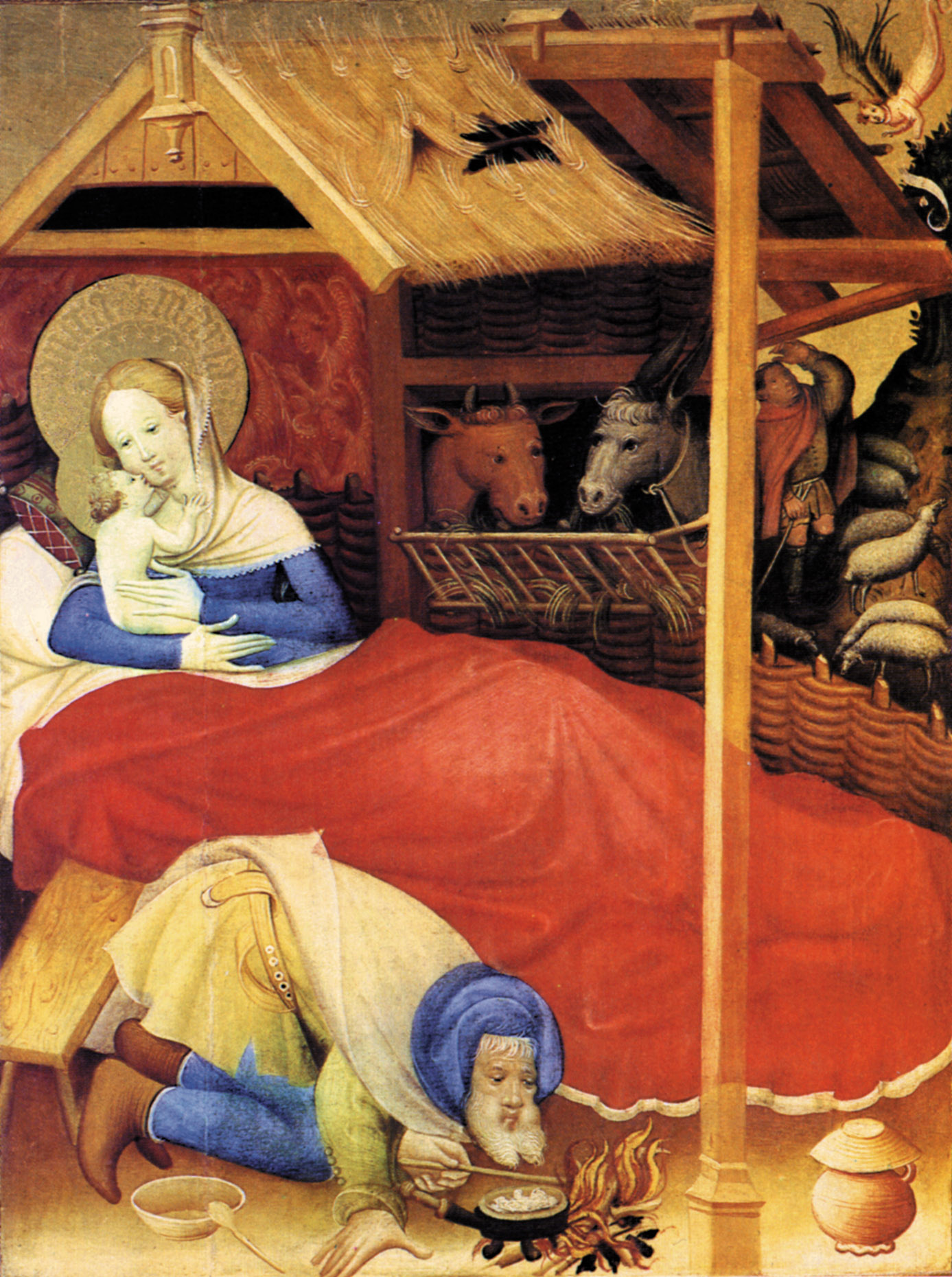 Conrad von Soest: Die Geburt Christi, 1404. Foto: Creative Commons CC0