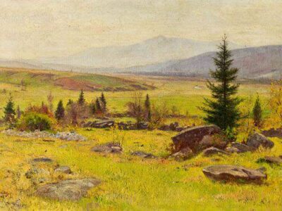 Emmerich Fechter (1854-1912): Die Hochfi chte im Böhmerwald. Foto: Creative Commons/ gemeinfrei