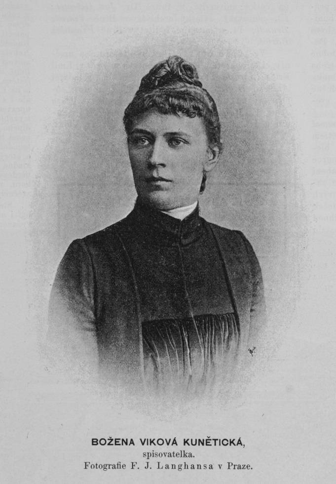 Božena Viková-Kunětická - die erste Frau im böhmischen Landtag. Foto: Wikimedia Commons/ gemeinfrei