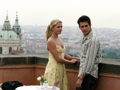 Jessica Boehrs und Scott Mechlowicz in "EuroTrip" (2004). Foto: ČTK/Mary Evans/Blue Sea Productions Inc. / Ronald Grant Archive / Mary Evans / Pantheon
