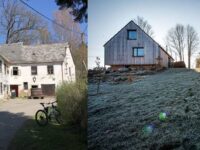 Der alte Gasthof von Wernersreuth (Verneřice u Aše) und das neue Haus der Familie Terš. Fotos: privat