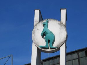 Ein Känguru ist das Maskottchen der Bohemians Prag. Foto: Detmar Doering