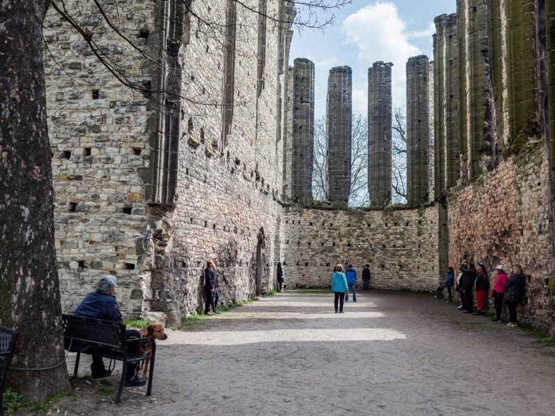Die 700 Jahre alte Kirchenruine in Jungfernteinitz. Foto: Alexey Norkin