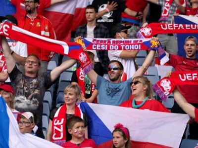 Tschechische Fans bei der EM-Endrunde.