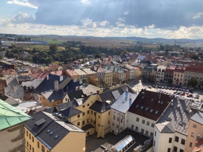 Die Aussicht vom Turm der Jakobskirche in Iglau. Foto: Lucia Vovk