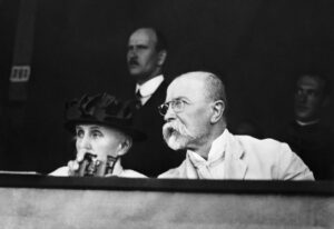 Tomáš Garrigue Masaryk mit seiner Frau Charlotte im Jahr 1920. Foto: ČTK