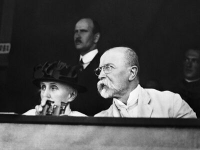 Tomáš Garrigue Masaryk mit seiner Frau Charlotte im Jahr 1920. Foto: ČTK